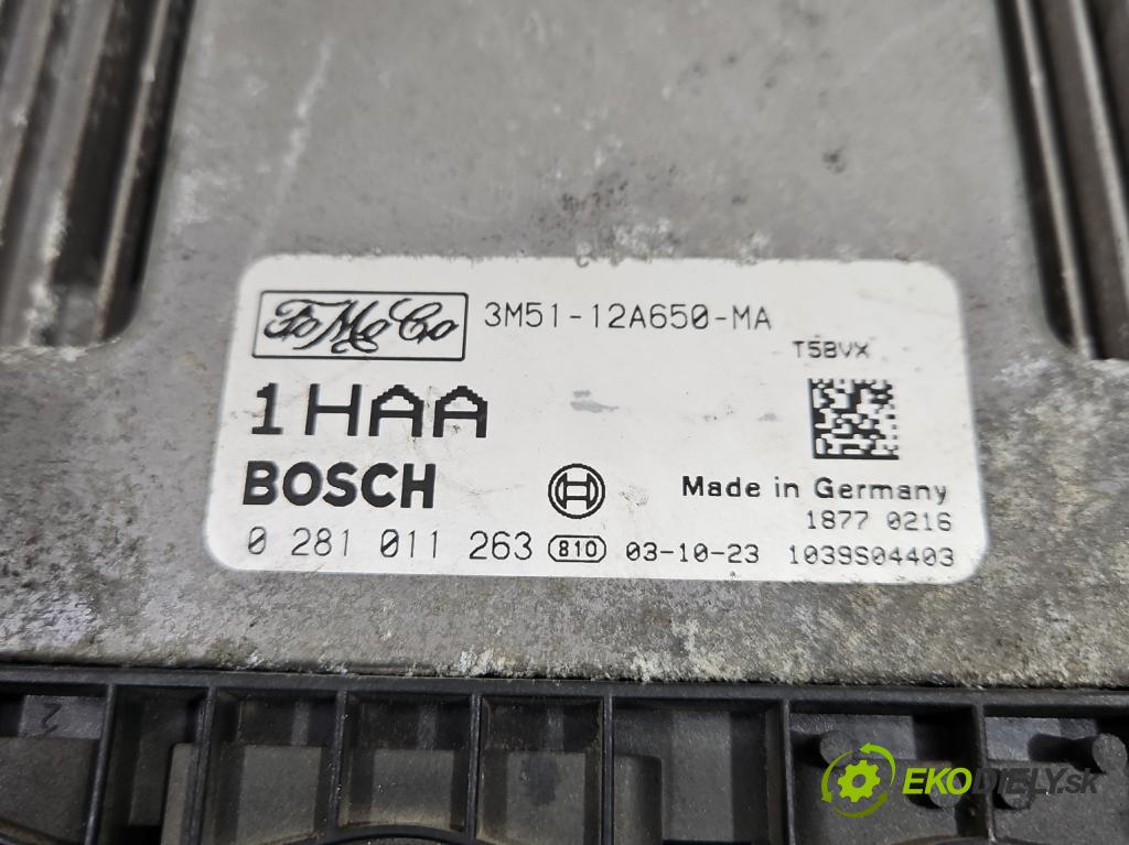 Ford C-Max I 2003-2010 1.6 tdci 109 hp manual 80 kW 1560 cm3 5- řídící jednotka motoru 3M51-12A650-MA