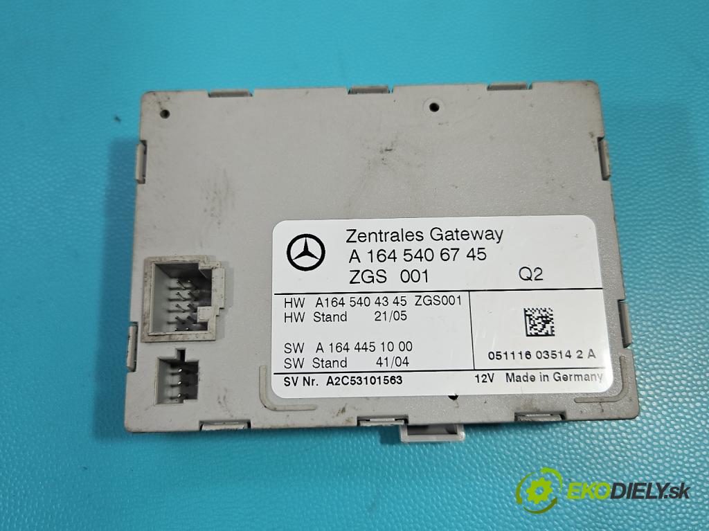 Mercedes R W251 2005-2013 3.5 V6 272 hp automatic 200 kW 3498 cm3 5- modul řídící jednotka A1645406745 (Ostatní)