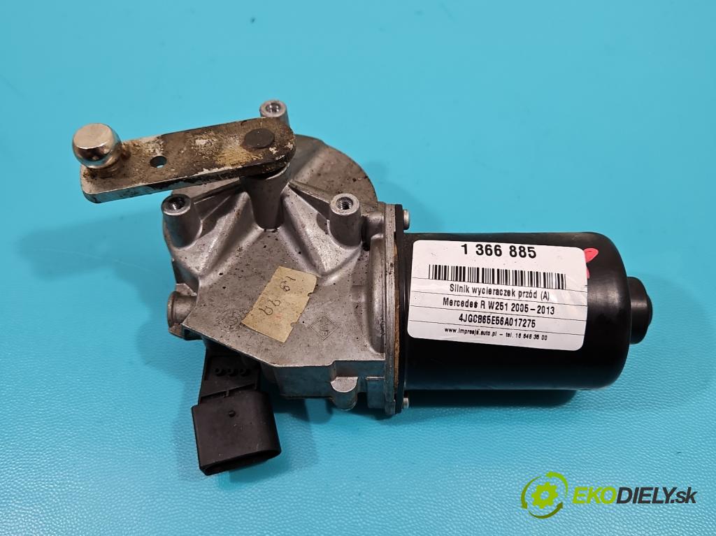 Mercedes R W251 2005-2013 3.5 V6 272 hp automatic 200 kW 3498 cm3 5- motor stěračů přední 404929