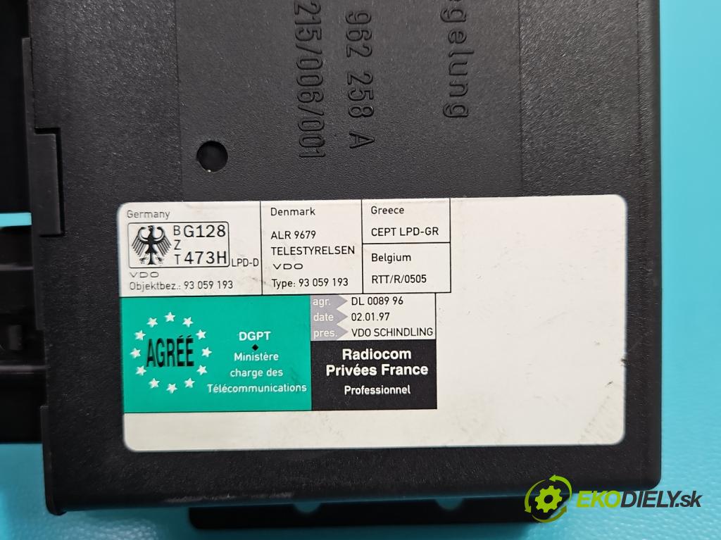 Audi A6 C5 1997-2004 1.8 T 150 HP automatic 110 kW 1799 cm3 4- modul riadiaca jednotka 93059193 (Ostatné)