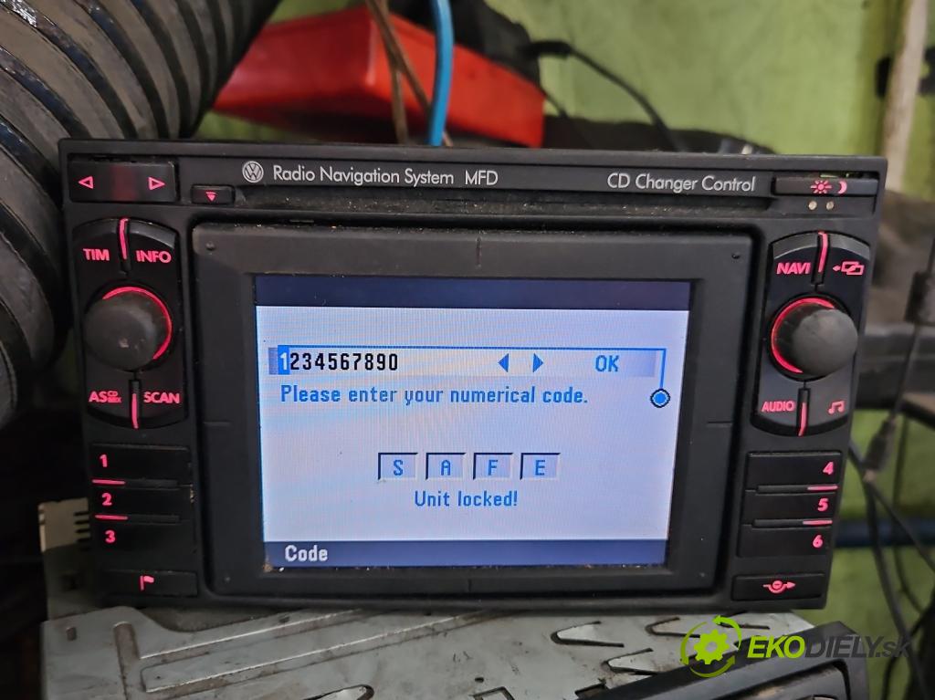 Vw Passat B5 1995-2005 1.8 20V 125 HP manual 92 kW 1781 cm3 4- Radio originál 3B0035191G