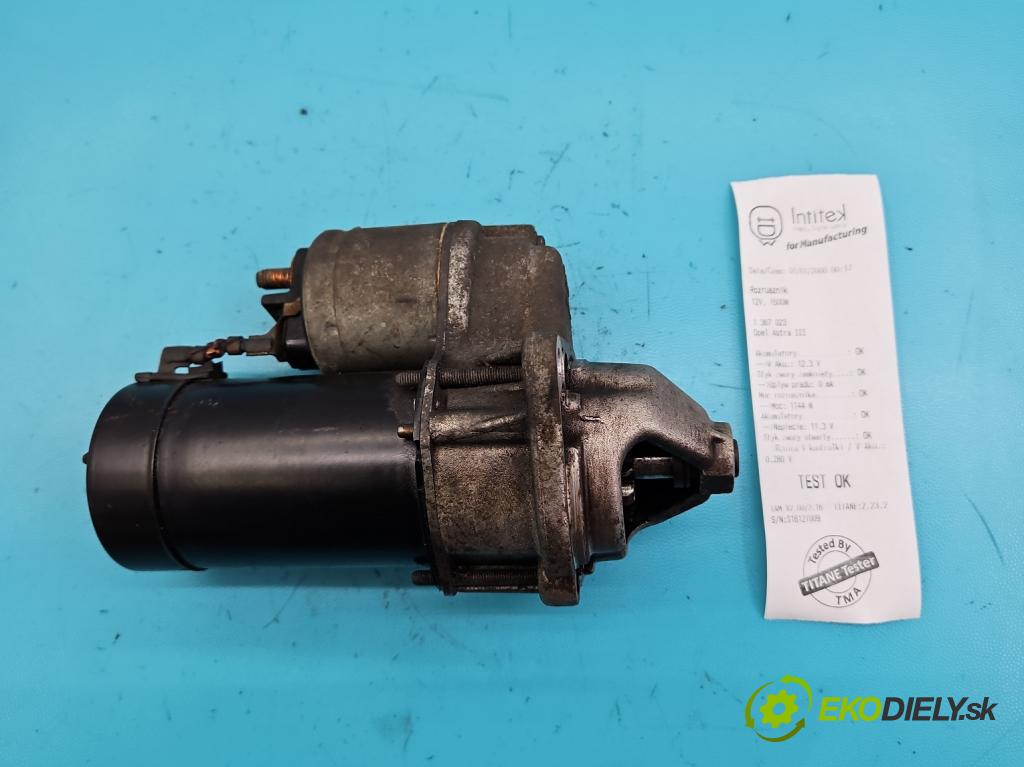 Opel Astra III 2004-2014 1.6 16V 105 HP manual 77 kW 1598 cm3 3- štartér D6RA293 (Štartéry)