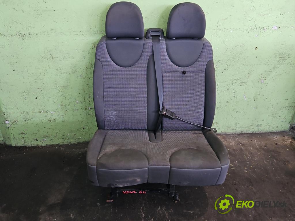 Citroen Jumpy II 2007-2016 2.0 hdi 120 HP manual 88 kW 1997 cm3 5- Sedačka pravý  (Sedačky, sedadlá)