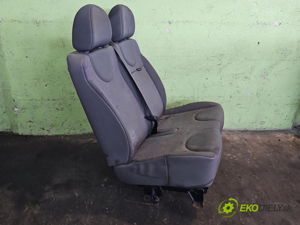 Citroen Jumpy II 2007-2016 2.0 hdi 120 HP manual 88 kW 1997 cm3 5- Sedačka pravý  (Sedačky, sedadlá)