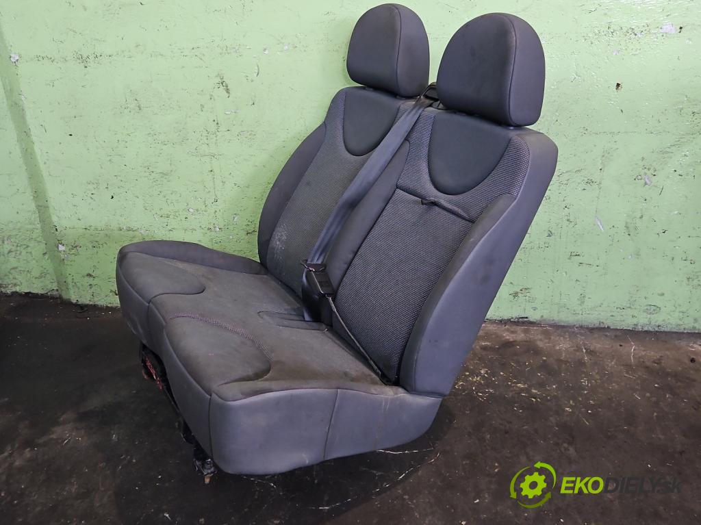 Citroen Jumpy II 2007-2016 2.0 hdi 120 HP manual 88 kW 1997 cm3 5- Sedačka pravý  (Sedačky, sedadlá)