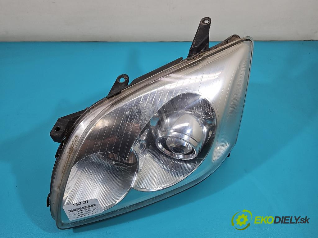 Toyota Avensis II T25 2003-2008 2.0 D4D 116 HP manual 85 kW 1995 cm3 5- Reflektor: ľavý  (Ostatné)