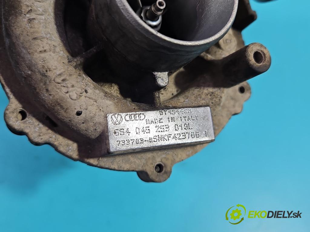 Seat Ibiza III 6L 2002-2008 1.4 tdi 69KM manual 51 kW 1422 cm3 5- Turbodmychadlo 733783-8 (Turbodúchadla (kompletní))