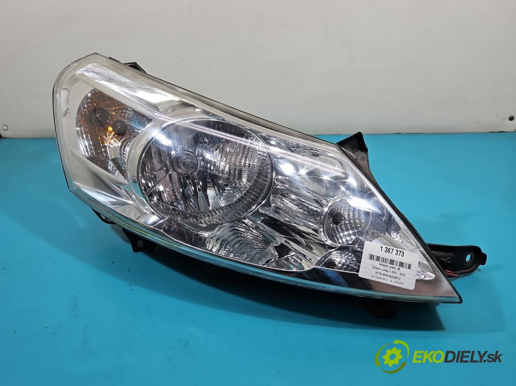 Citroen Jumpy II 2007-2016 2.0 hdi 120 HP manual 88 kW 1997 cm3 5- Reflektor: pravý 89902604 (Pravé)