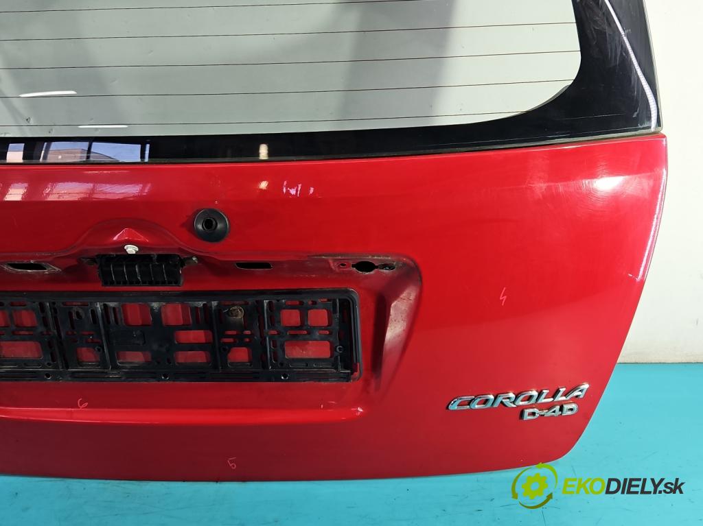 Toyota Corolla E12 2001-2009 1.4 D4D 90 hp manual 66 kW 1364 cm3 5- zadní kufrové dveře (Zadní kapoty)