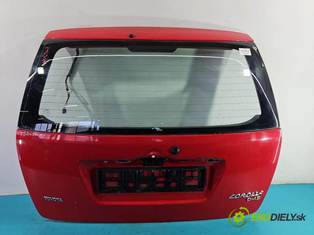 Toyota Corolla E12 2001-2009 1.4 D4D 90 hp manual 66 kW 1364 cm3 5- zadní kufrové dveře  (Zadní kapoty)