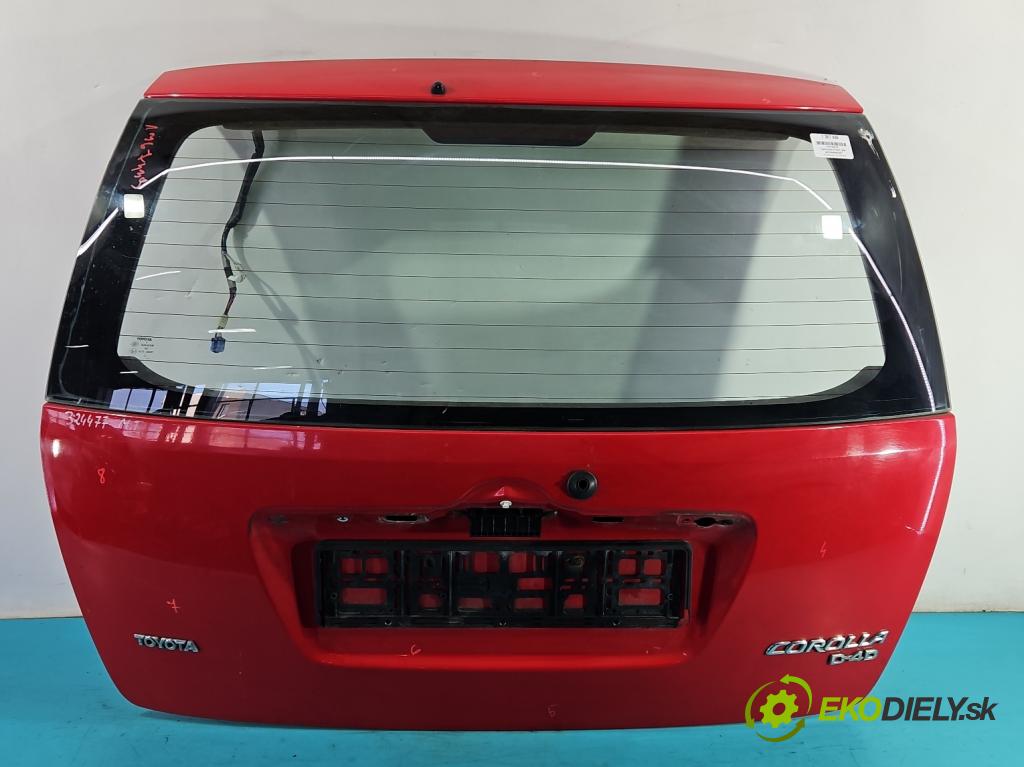 Toyota Corolla E12 2001-2009 1.4 D4D 90 hp manual 66 kW 1364 cm3 5- zadní kufrové dveře (Zadní kapoty)