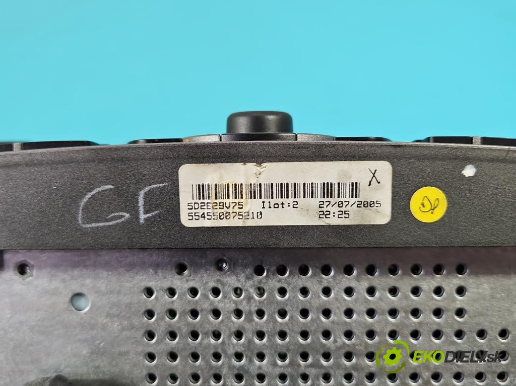 Peugeot 407 2.0 hdi 136 HP manual 100 kW 1997 cm3 4- Radio originál 96601817YW