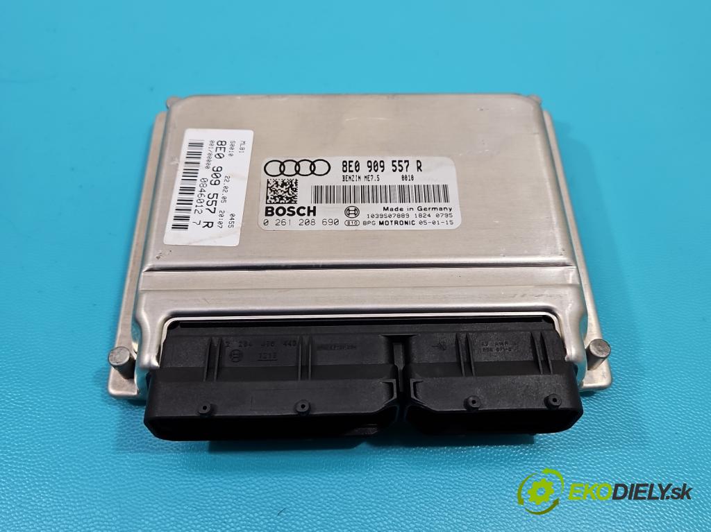 Audi A4 B7 2004-2008 2.0 20V 131 hp manual 96 kW 1984 cm3 4- řídící jednotka motoru 8E0909557R