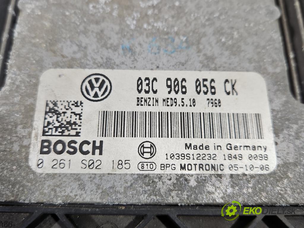 Vw Golf plus 1.6 FSI 116 hp manual 85 kW 1598 cm3 5- řídící jednotka motoru 03C906056CK