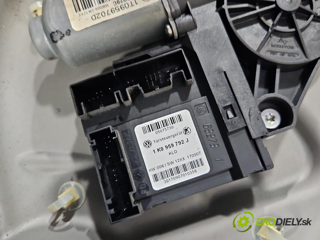 Skoda Octavia II 2004-2013 1.9 tdi 105 hp automatic 77 kW 1896 cm3 5- mechanismus stahování přední pravý 1T0959702D