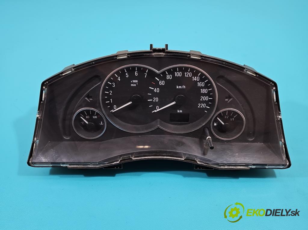 Opel Meriva A 2002-2010 1.6 16V 101 hp manual 74 kW 1598 cm3 5- řídící jednotka motoru 12214830