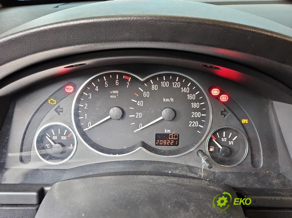Opel Meriva A 2002-2010 1.6 16V 101 hp manual 74 kW 1598 cm3 5- řídící jednotka motoru 12214830