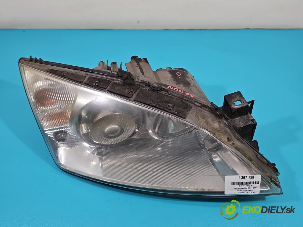 Ford Mondeo Mk3 2000-2007 2.0 tdci 131 HP manual 96 kW 1988 cm3 5- Reflektor: pravý 1305235545 (Pravé)