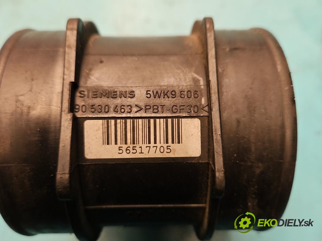 Opel Vectra C 2002-2008 1.8 16V 122 HP manual 90 kW 1796 cm3 5- průtokoměr: 5WK9606 (Váhy vzduchu)