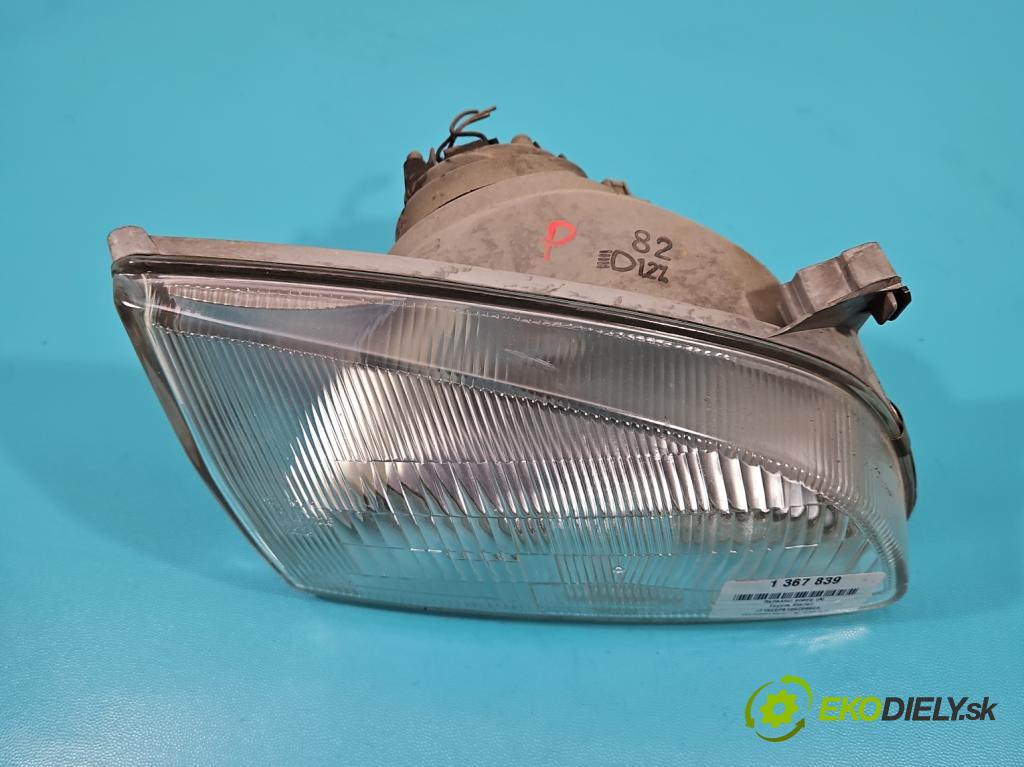 Toyota Starlet 1.3 16V 75 HP manual 55 kW 1332 cm3 3- Reflektor: pravý  (Pravé)