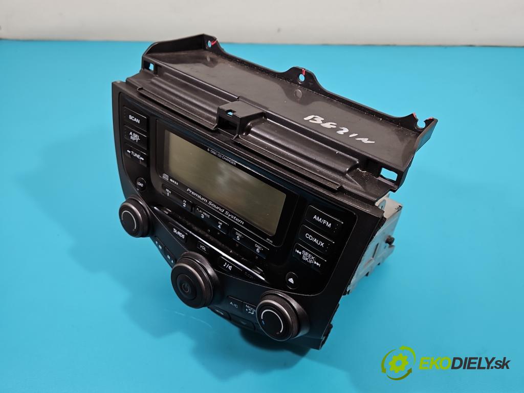 Honda Accord VII 2002-2008 2.2 i-CTDi 140 HP manual 103 kW 2204 cm3 5- Radio originál 39175-SED-G230-M1