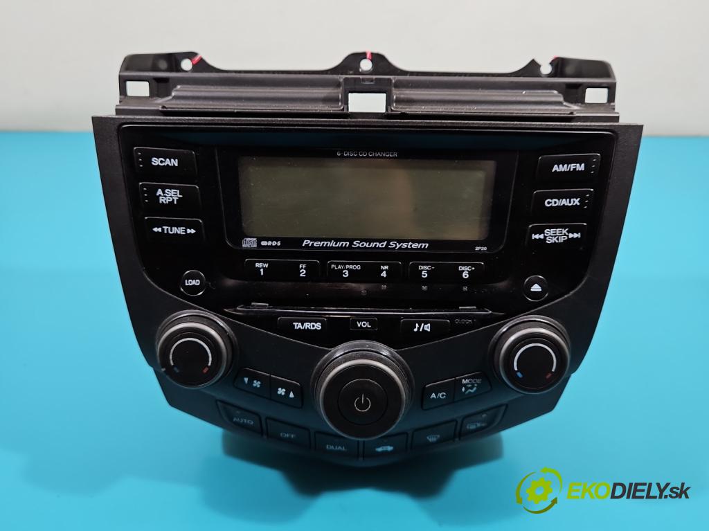 Honda Accord VII 2002-2008 2.2 i-CTDi 140 HP manual 103 kW 2204 cm3 5- Radio originál 39175-SED-G230-M1