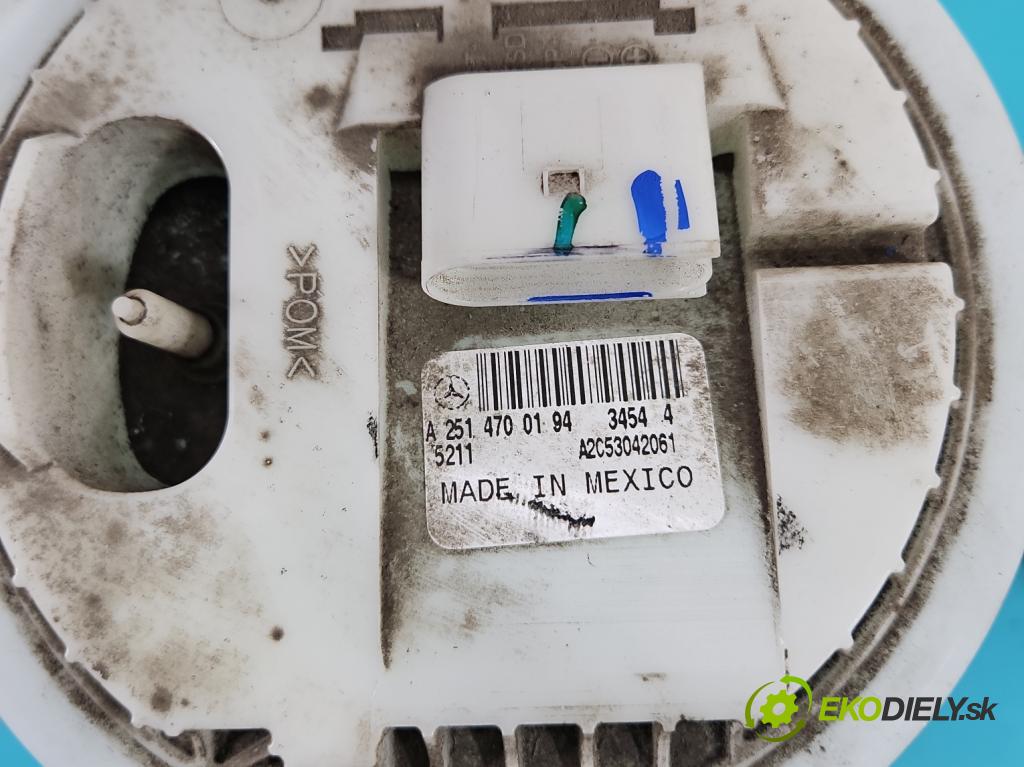 Mercedes R W251 2005-2013 5.0 V8 306KM automatic 225 kW 4966 cm3 5- čerpadlo paliva A2514700194