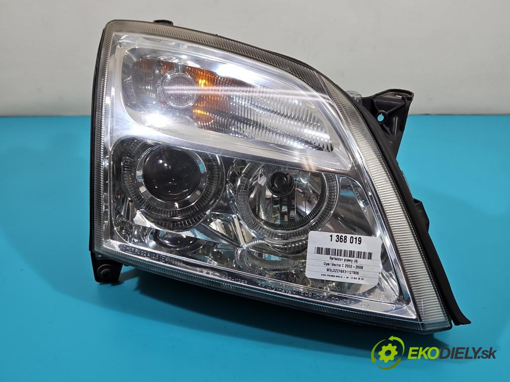 Opel Vectra C 2002-2008 2.0 dti 101 HP manual 74 kW 1995 cm3 4- Reflektor: pravý  (Pravé)