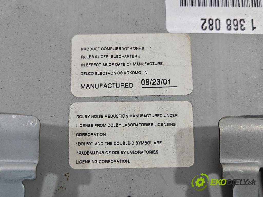 Toyota Camry VI XV30 2001-2006 2.4 VVti: 152KM automatic 112 kW 2362 cm3 4- Radio originál 86120-AA050