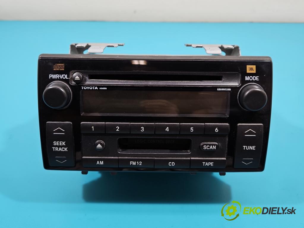 Toyota Camry VI XV30 2001-2006 2.4 VVti: 152KM automatic 112 kW 2362 cm3 4- Radio originál 86120-AA050