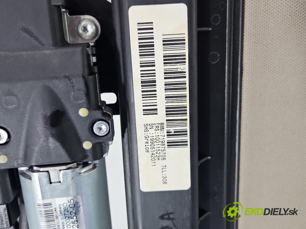 Bmw X5 E70 2006-2013 3.0 T 306KM automatic 225 kW 2979 cm3 5- Střešní okno: 7198757 (Okna karoserie)