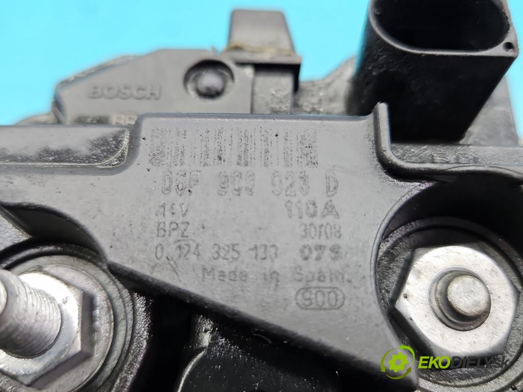 Skoda Octavia II 2004-2013 1.9 tdi 105 hp automatic 77 kW 1896 cm3 5- Alternator 06F903023D (Alternátory)