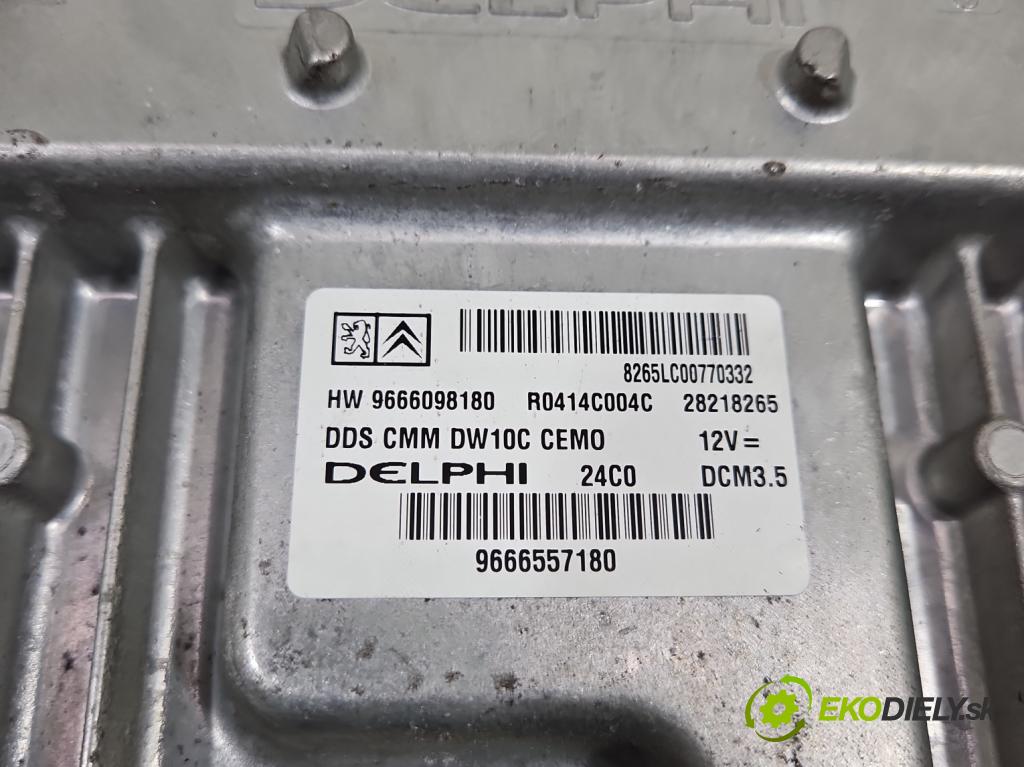 Citroen C5 II 2008-2017 2.0 hdi 163 hp automatic 120 kW 1997 cm3 5- řídící jednotka motoru 9666098180