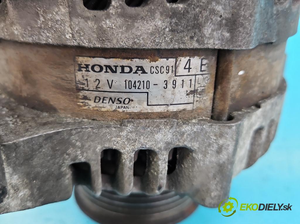 Honda Accord VII 2002-2008 2.2 i-CTDi 140 HP manual 103 kW 2204 cm3 5- Alternator 104210-3911 (Alternátory)