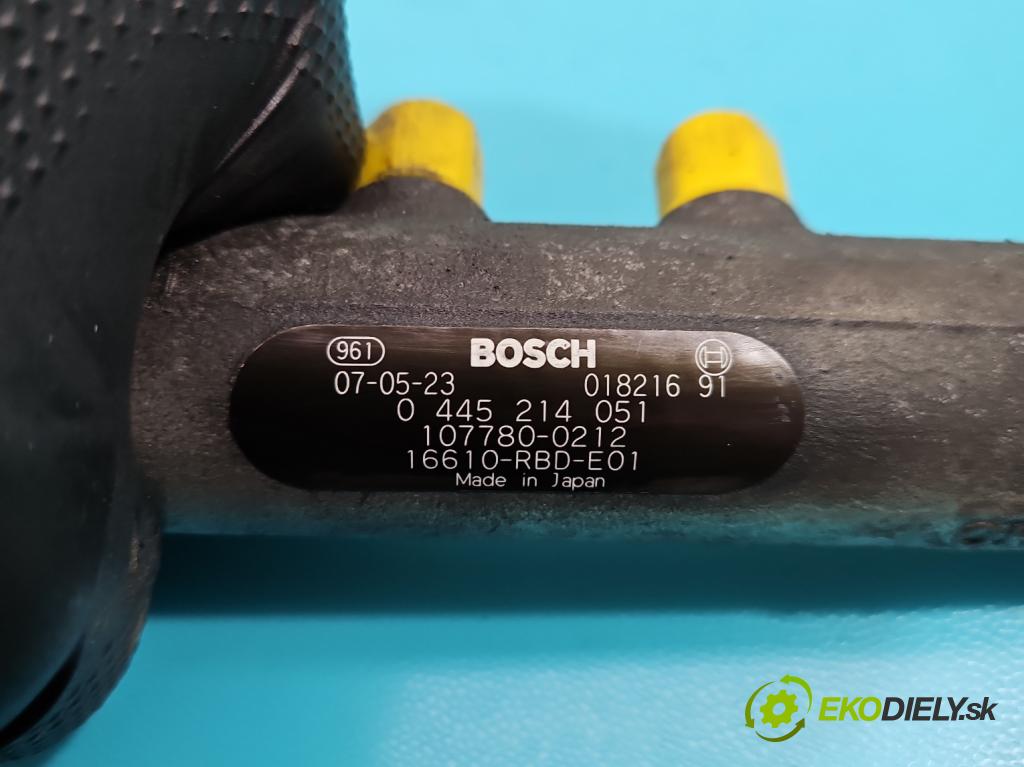 Honda Accord VII 2002-2008 2.2 i-CTDi 140 HP manual 103 kW 2204 cm3 5- lišta vstrekovacia 0445214051 (Vstrekovacie lišty)