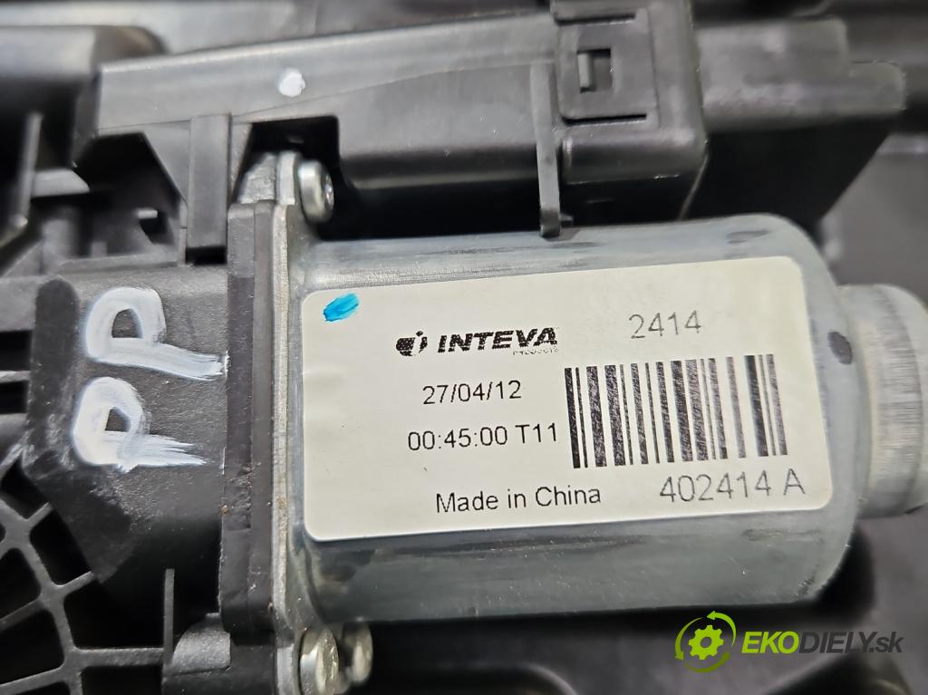 Kia Optima III 2010-2015 1.7 crdi 136hp manual 100 kW 1685 cm3 4- mechanismus stahování přední pravý 402414A