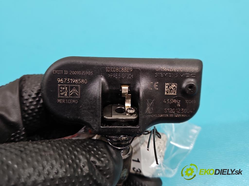 Citroen C5 II 2008-2017 2.0 hdi 163 hp automatic 120 kW 1997 cm3 5- snímač tlaku pneumatika 9673198580 (Snímače tlaku v pneumatikách)