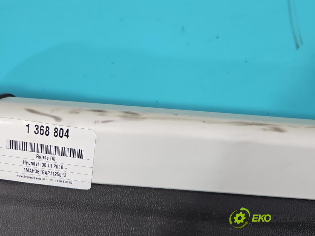 Hyundai I30 III 2016- 1.0 GDI 120 HP manual 88,3 kW 998 cm3 5- roleta (Rolety kufra)