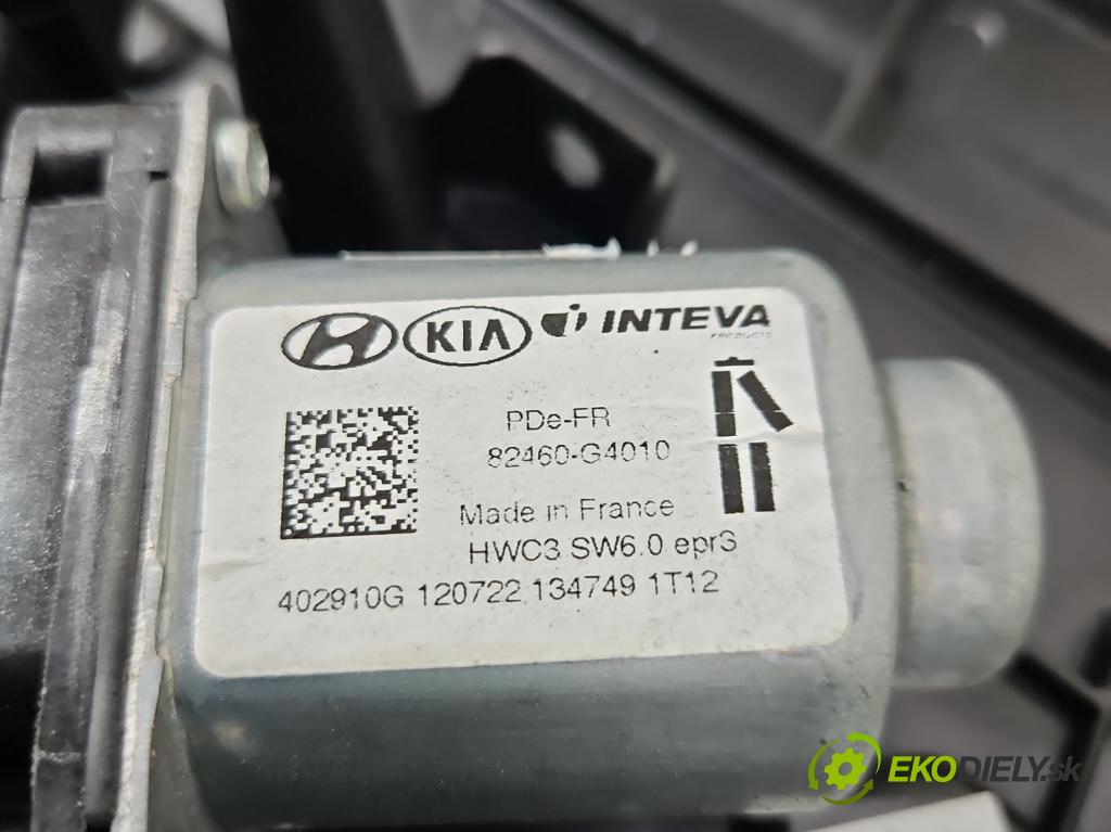 Hyundai I30 III 2016- 1.0 GDI 120 hp manual 88,3 kW 998 cm3 5- mechanismus stahování přední pravý 82460-G4010