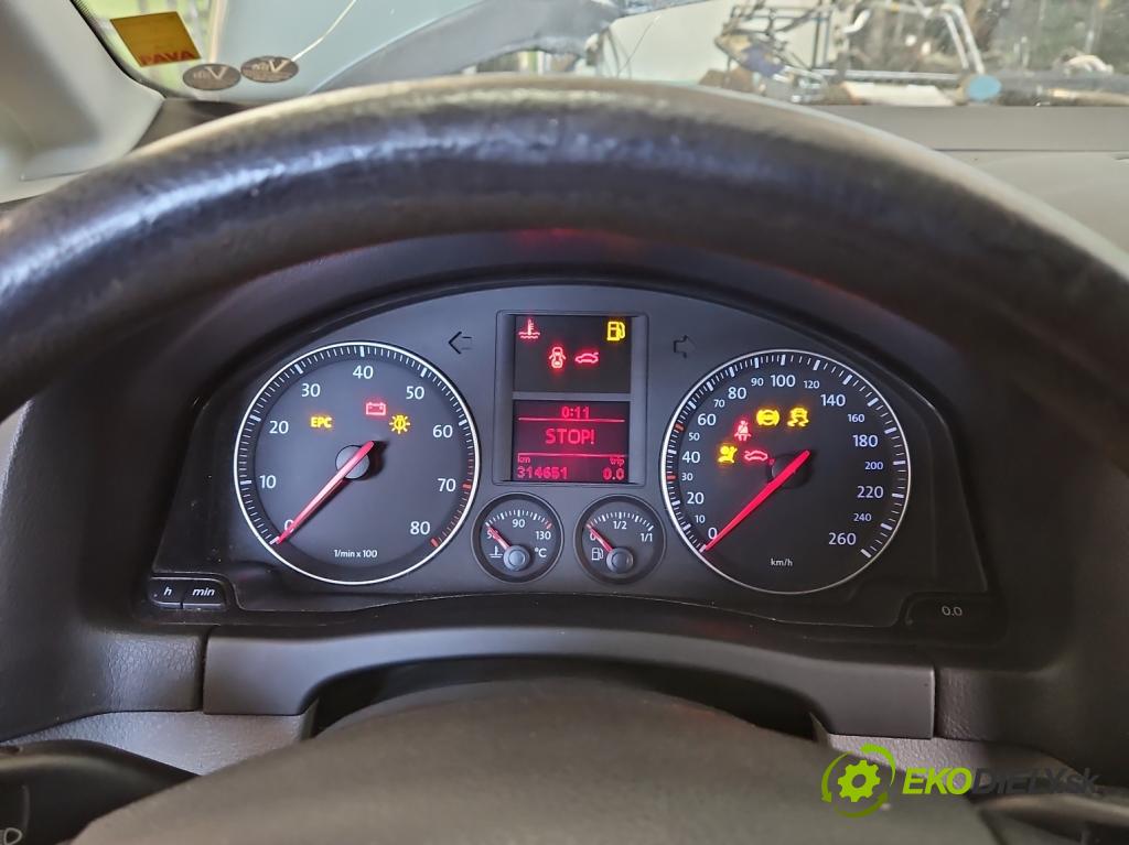 Vw Golf plus 1.6 FSI 116 HP manual 85 kW 1598 cm3 5- prístrojovka/ budíky 1K0920862A (Prístrojové dosky, displeje)