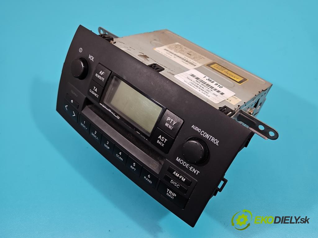 Toyota Corolla Verso I 2001-2004 1.8 vvti 135 HP manual 99 kW 1794 cm3 5- Radio originál 86120-1A180