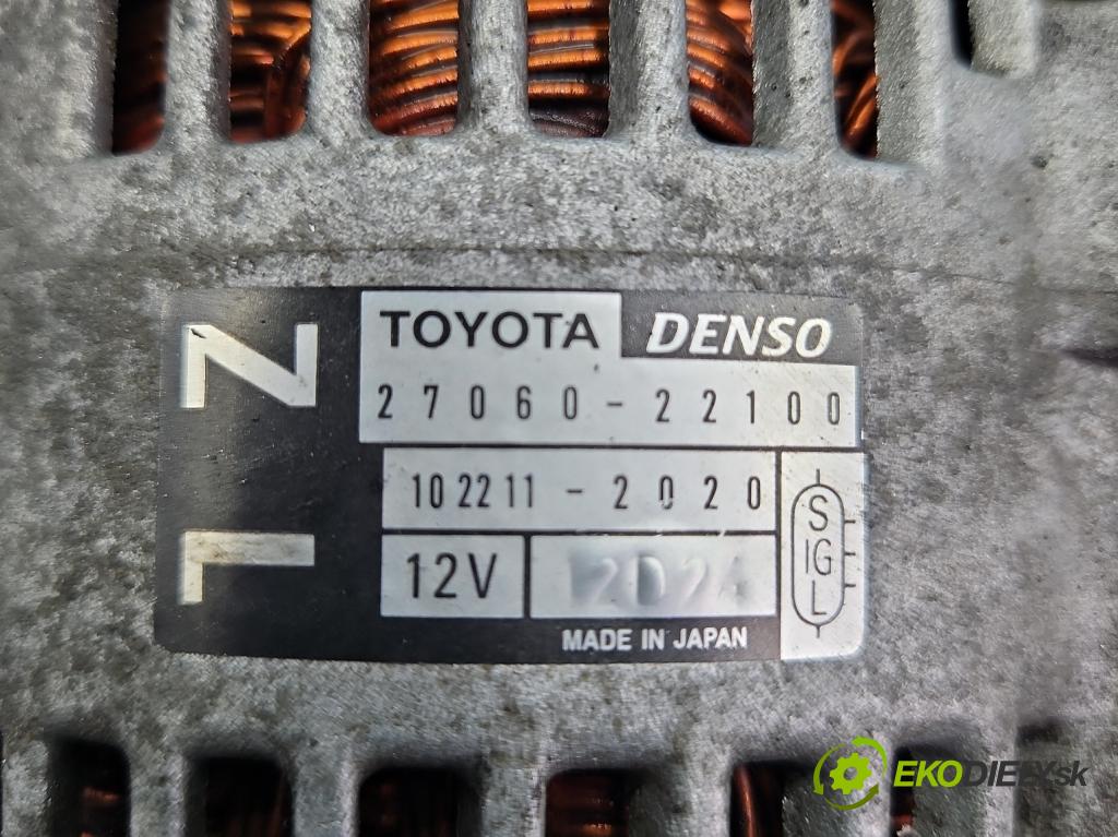 Toyota Corolla Verso I 2001-2004 1.8 vvti 135 hp manual 99 kW 1794 cm3 5- Alternator 27060-22100 (Alternátory)