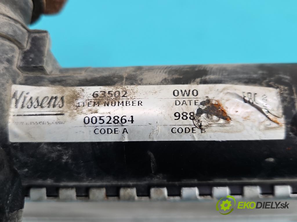 Citroen Berlingo I 1996-2008 1.4 8V 75 hp manual 55 kW 1360 cm3 5- Chladič vody  (Chladiče vody)