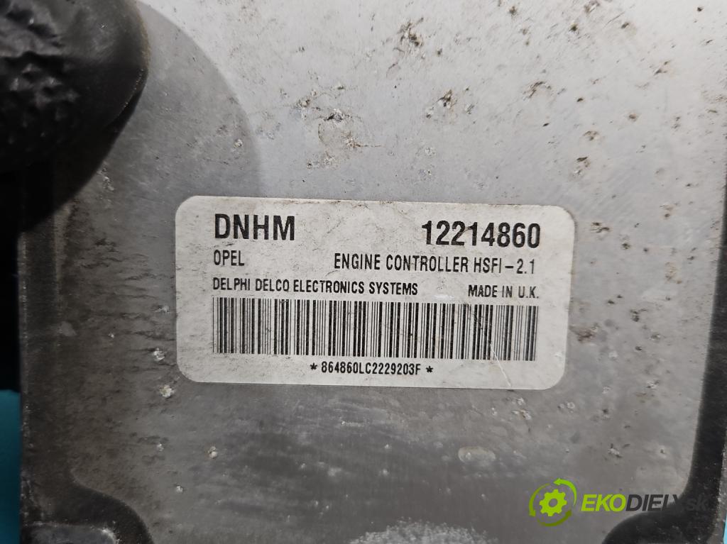 Opel Astra II 1998-2009 1.6 8V 84KM manual 62 kW 1598 cm3 5- řídící jednotka motoru 12214860