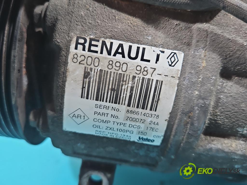 Renault Laguna III 2007-2015 2.0 dci 178KM manual 131 kW 1995 cm3 5- Kompresor: klíma 8200890987 (Kompresory)