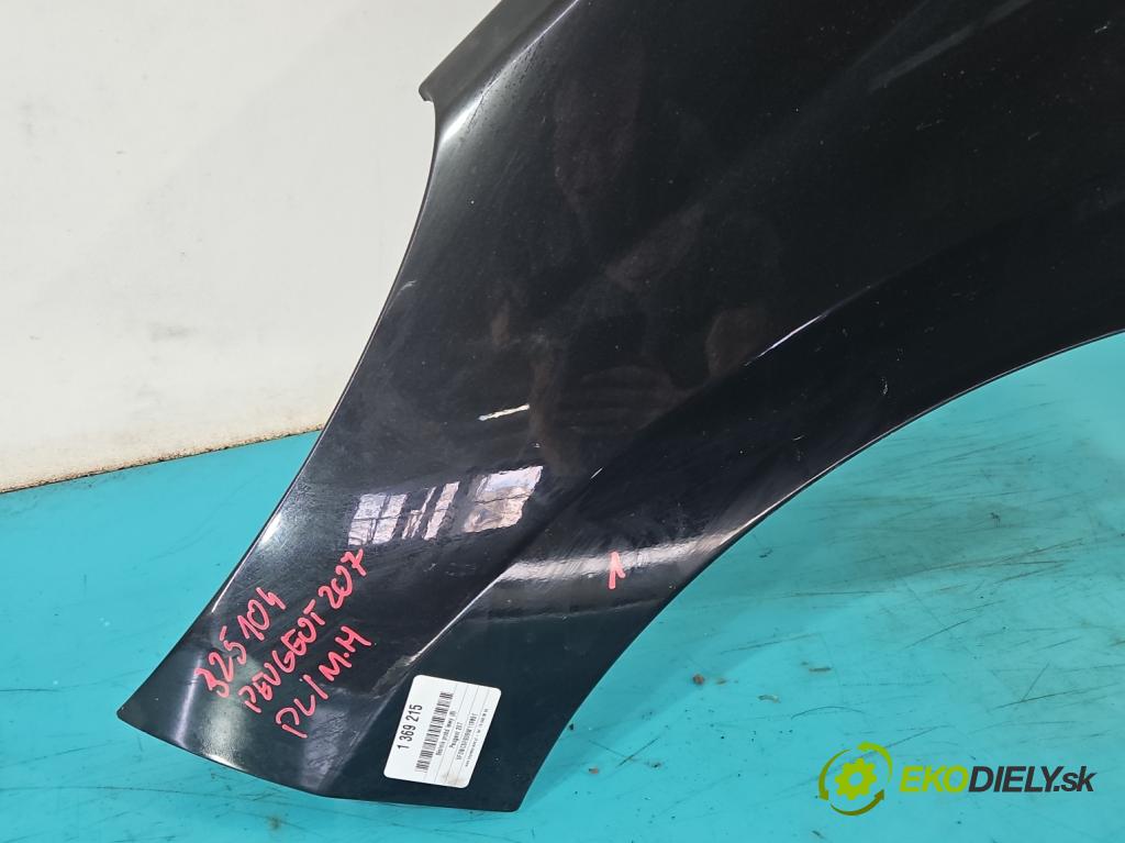 Peugeot 207 1.6 16V 120 hp manual 88 kW 1598 cm3 5- blatnik přední levý  (Predné ľavé)