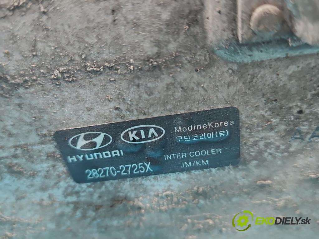 Hyundai Tucson I 2004-2009 2.0 crdi 111KM automatic 82 kW 1991 cm3 5- Intercooler 28270-2725X (Chladiče nasávaného vzduchu (intercoolery))