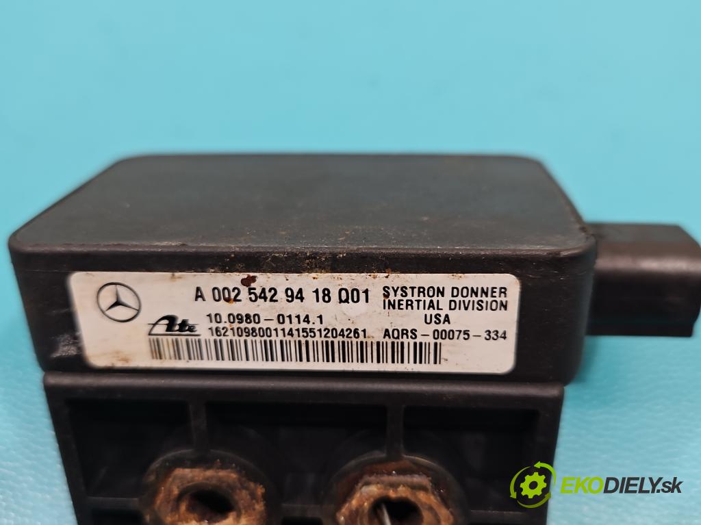 Mercedes C W203 2000-2007 2.0 kompressor 163 hp manual 120 kW 1998 cm3 4- snímač ESP A0025429418
