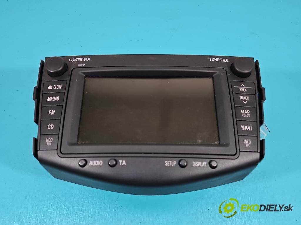 Toyota Rav4 III 2005-2012 2.2 D-CAT 177 HP manual 130 kW 2231 cm3 5- Radio originál 86113-60V660