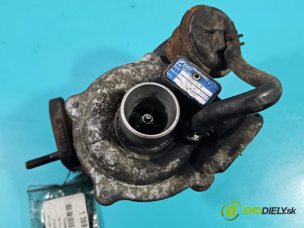 Fiat Fiorino III 2007- 1,3.0 jtd 75 hp manual 55 kW 1248 cm3 5- Turbodmychadlo 54359710005 (Turbodúchadla (kompletní))